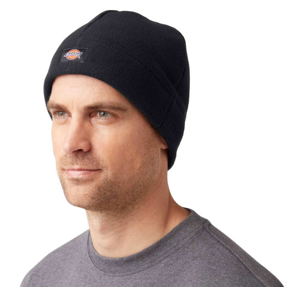 New With‎ Tags Men's Black 100% Polyester Fleece Beanie